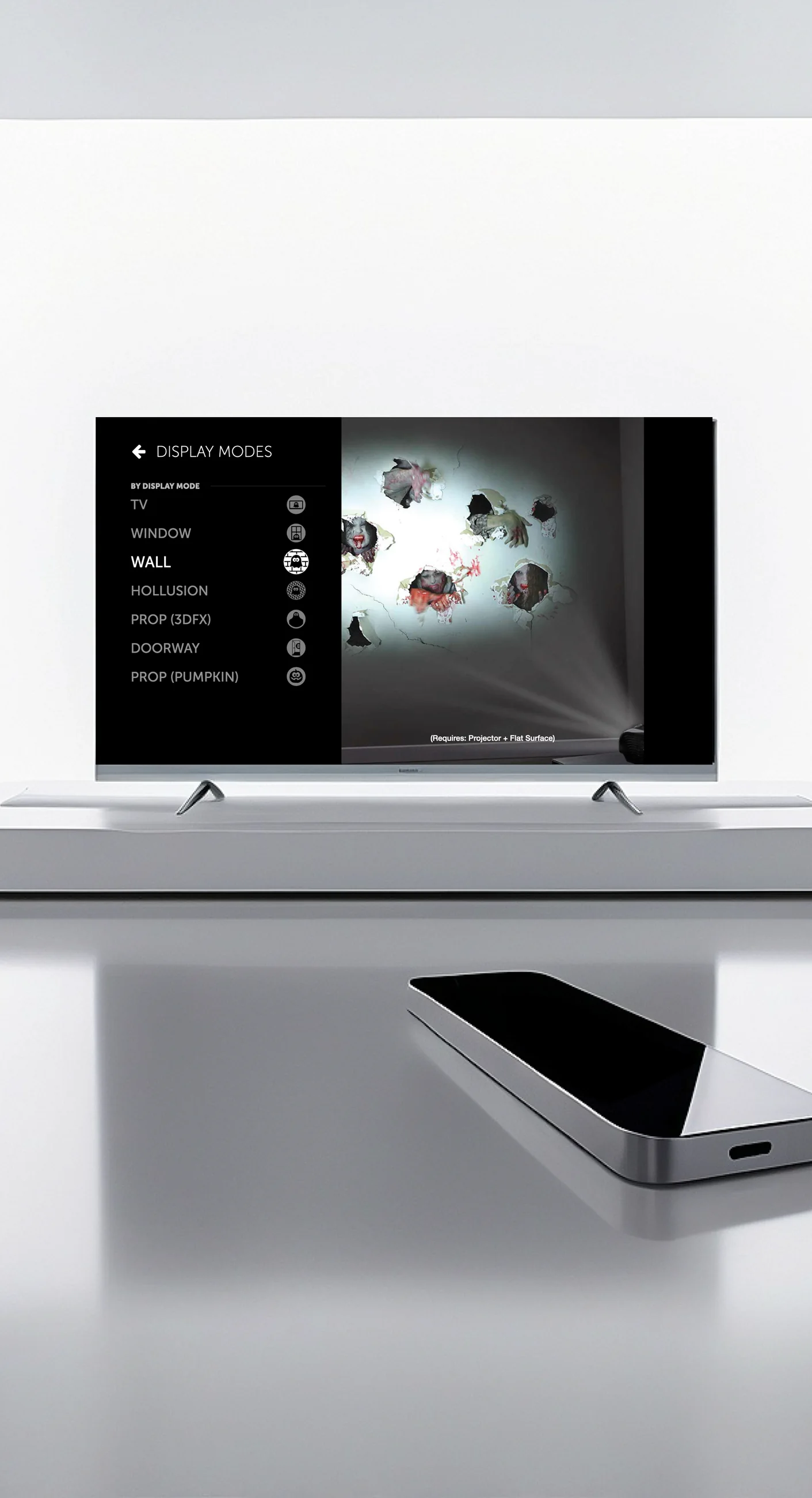 AtmosFX Media Player interface