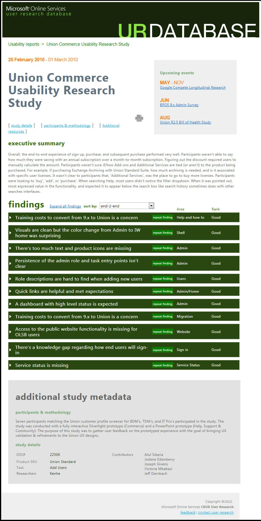 User Research Database — Research 02
