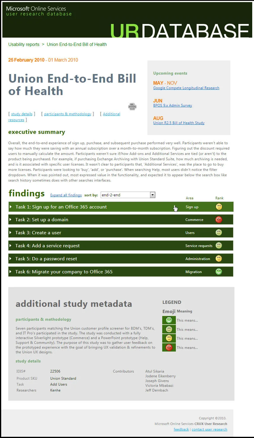 User Research Database — Research 03