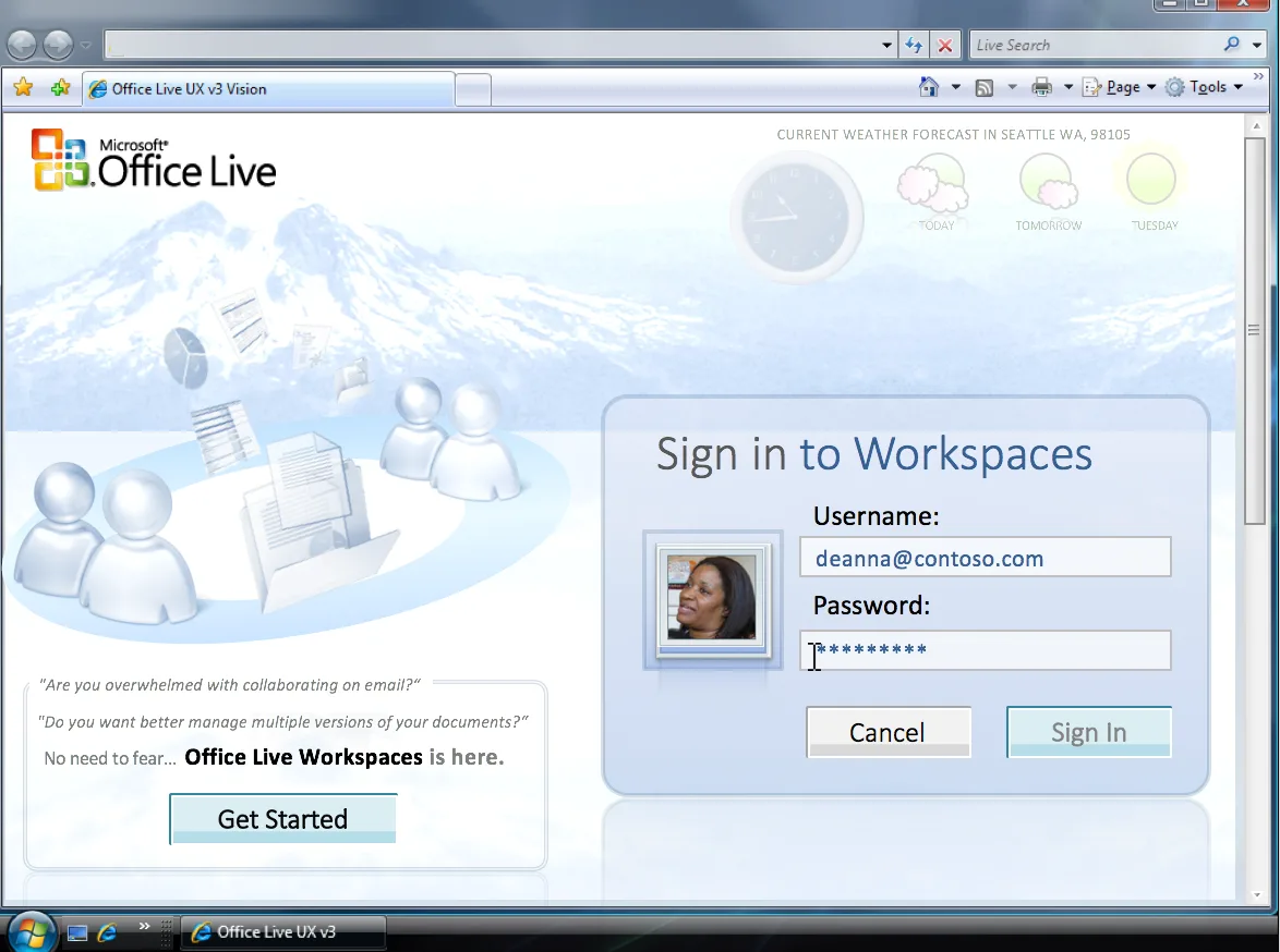 Office Live Workspace Deanna Workspace Outlook Ui 01