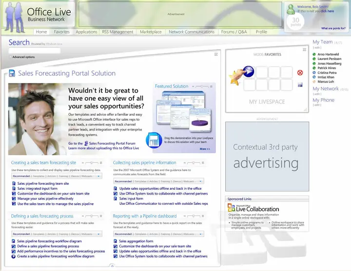 Office Live Business Network — Flows 01