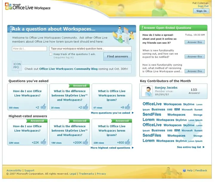 Web 2 0 Community — Flows 03 02