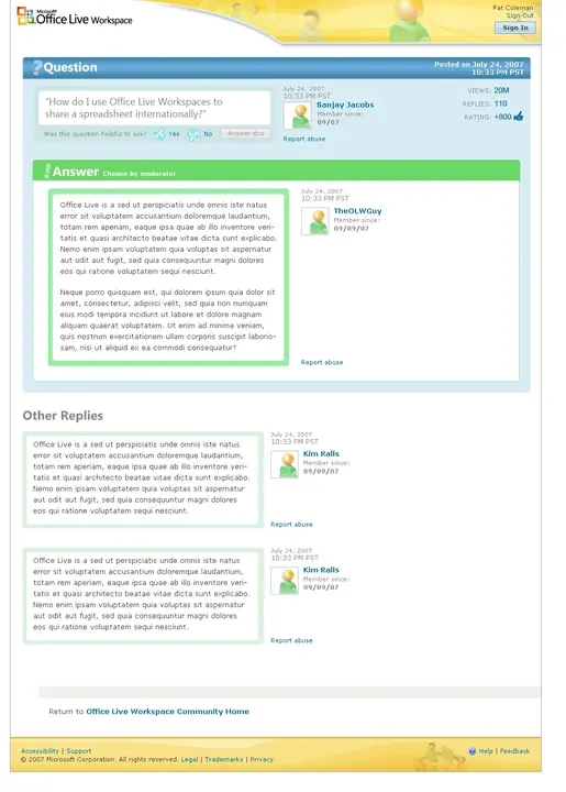 Web 2 0 Community — Flows 07 02