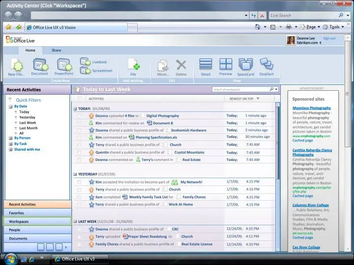 Legacy Case Gallery · MSFT Live Legacy Slide005