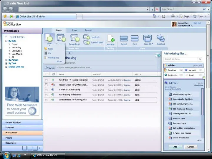 Legacy Case Gallery · MSFT Live Legacy Slide033