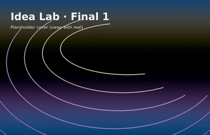 Idea Lab Archive 01
